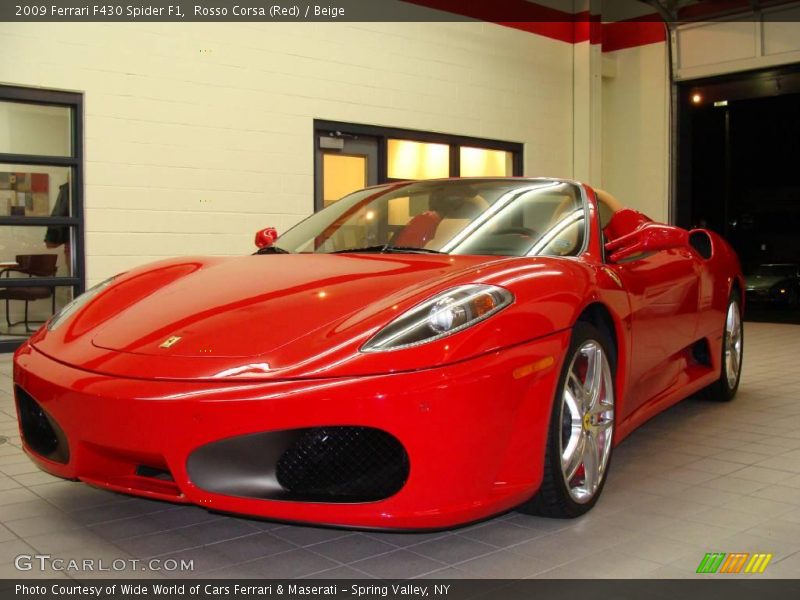 Rosso Corsa (Red) / Beige 2009 Ferrari F430 Spider F1