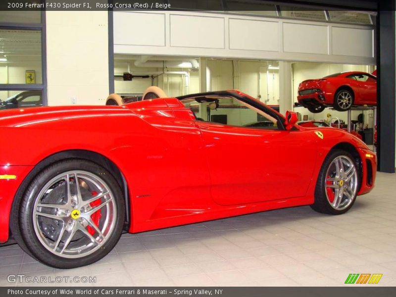 Rosso Corsa (Red) / Beige 2009 Ferrari F430 Spider F1