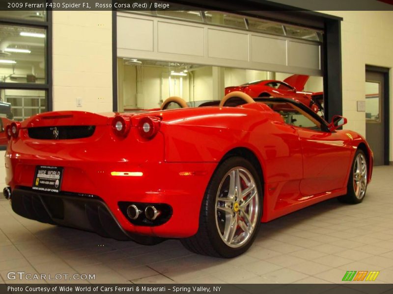 Rosso Corsa (Red) / Beige 2009 Ferrari F430 Spider F1