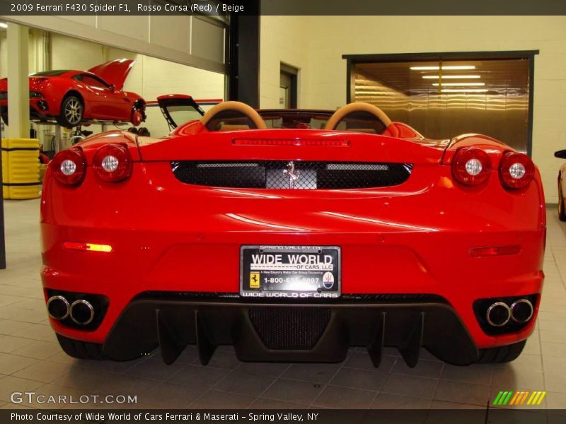 Rosso Corsa (Red) / Beige 2009 Ferrari F430 Spider F1