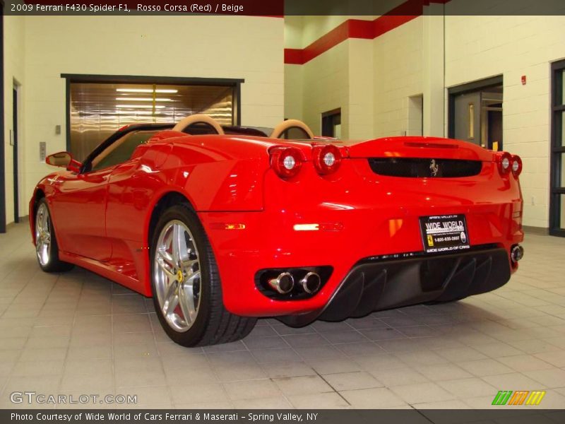 Rosso Corsa (Red) / Beige 2009 Ferrari F430 Spider F1