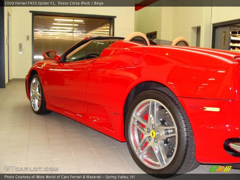 Rosso Corsa (Red) / Beige 2009 Ferrari F430 Spider F1