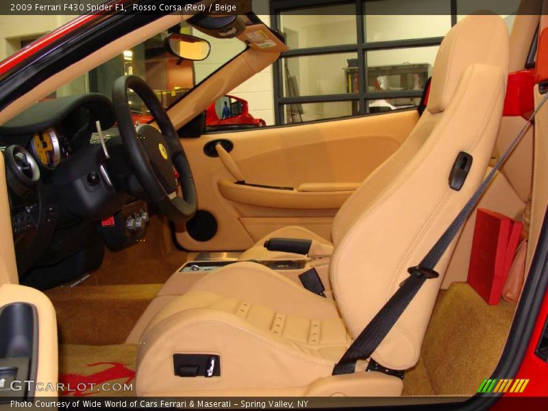 Rosso Corsa (Red) / Beige 2009 Ferrari F430 Spider F1