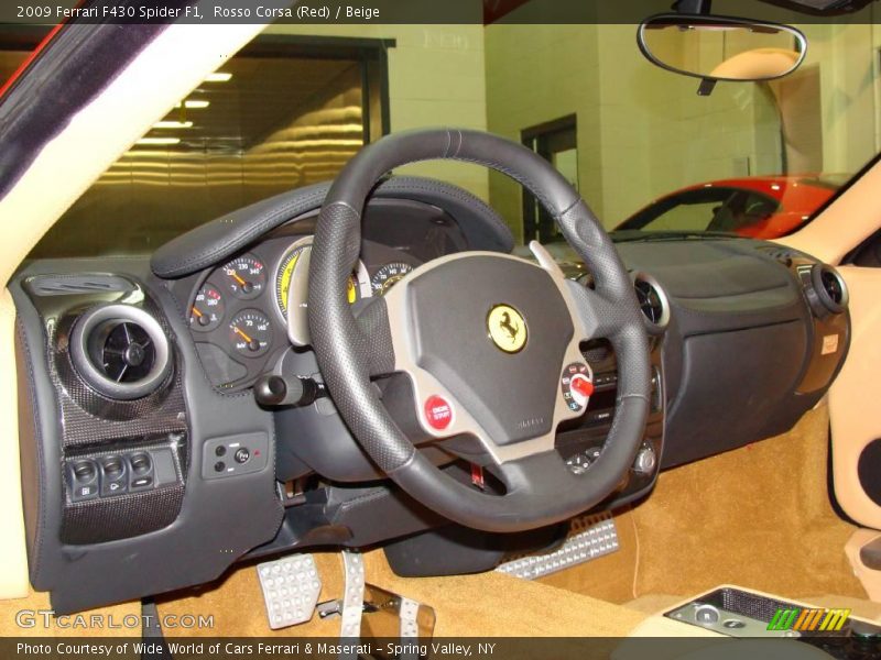 Rosso Corsa (Red) / Beige 2009 Ferrari F430 Spider F1
