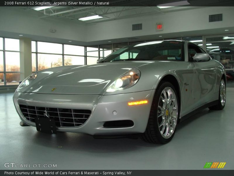 Argento (Silver Metallic) / Natural 2008 Ferrari 612 Scaglietti