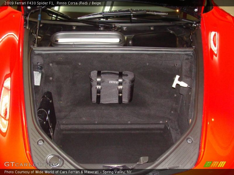 Rosso Corsa (Red) / Beige 2009 Ferrari F430 Spider F1