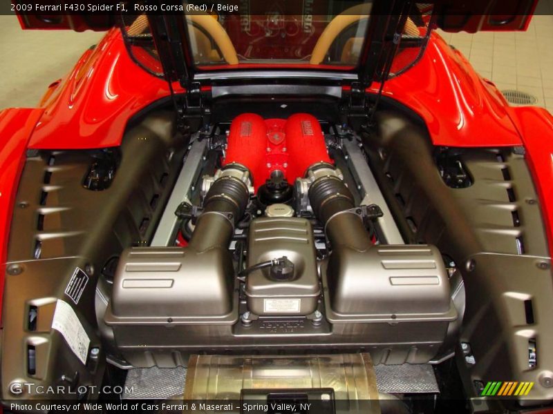 Rosso Corsa (Red) / Beige 2009 Ferrari F430 Spider F1