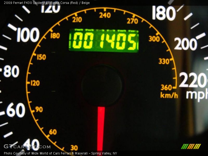 Rosso Corsa (Red) / Beige 2009 Ferrari F430 Spider F1
