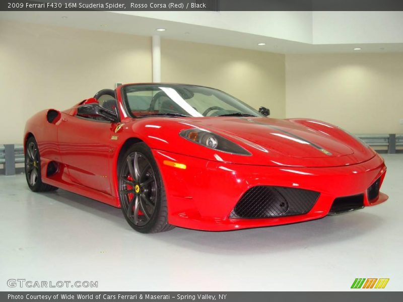 Rosso Corsa (Red) / Black 2009 Ferrari F430 16M Scuderia Spider