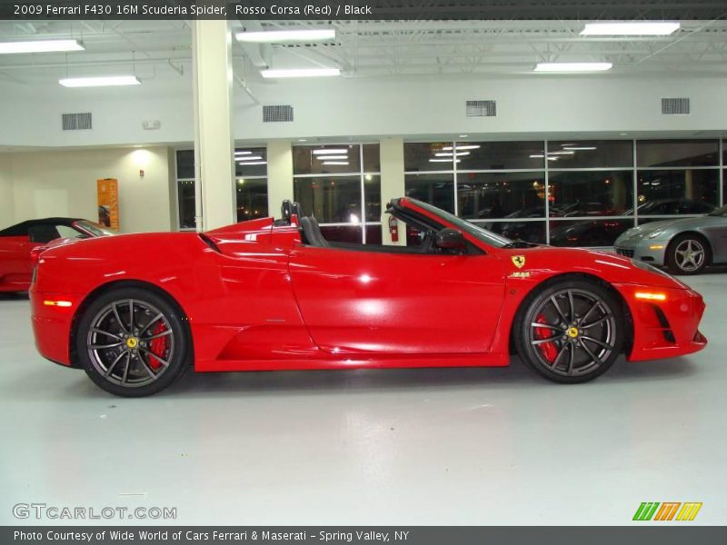 Rosso Corsa (Red) / Black 2009 Ferrari F430 16M Scuderia Spider