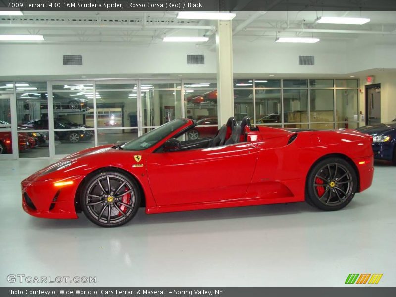 Rosso Corsa (Red) / Black 2009 Ferrari F430 16M Scuderia Spider