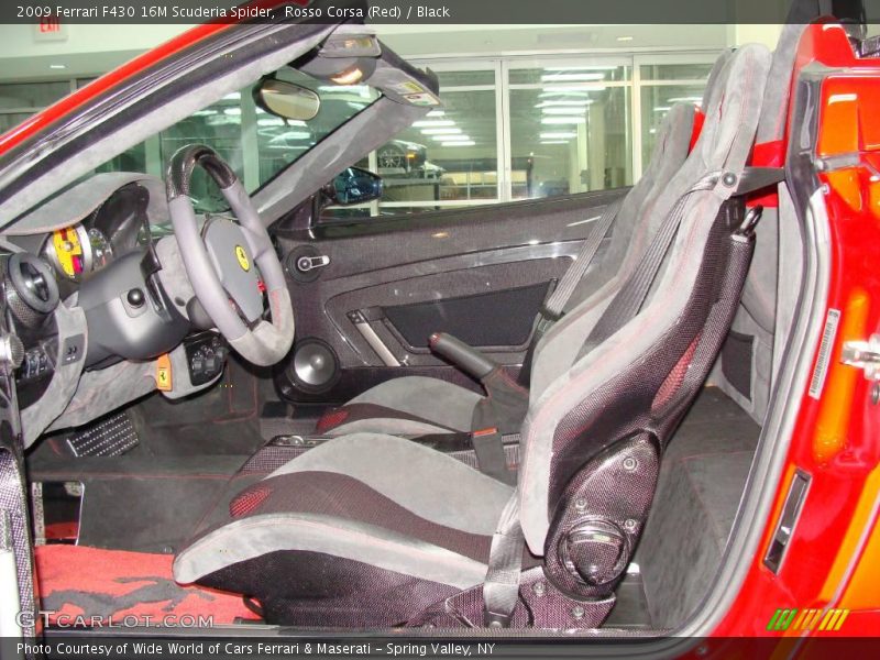 Rosso Corsa (Red) / Black 2009 Ferrari F430 16M Scuderia Spider