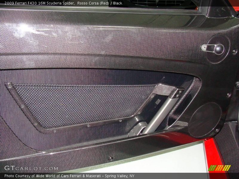 Rosso Corsa (Red) / Black 2009 Ferrari F430 16M Scuderia Spider