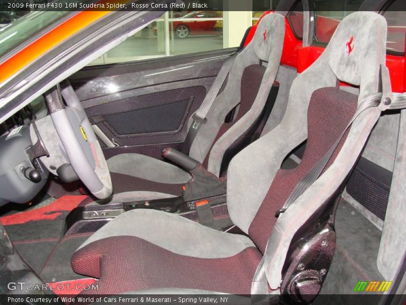 Rosso Corsa (Red) / Black 2009 Ferrari F430 16M Scuderia Spider