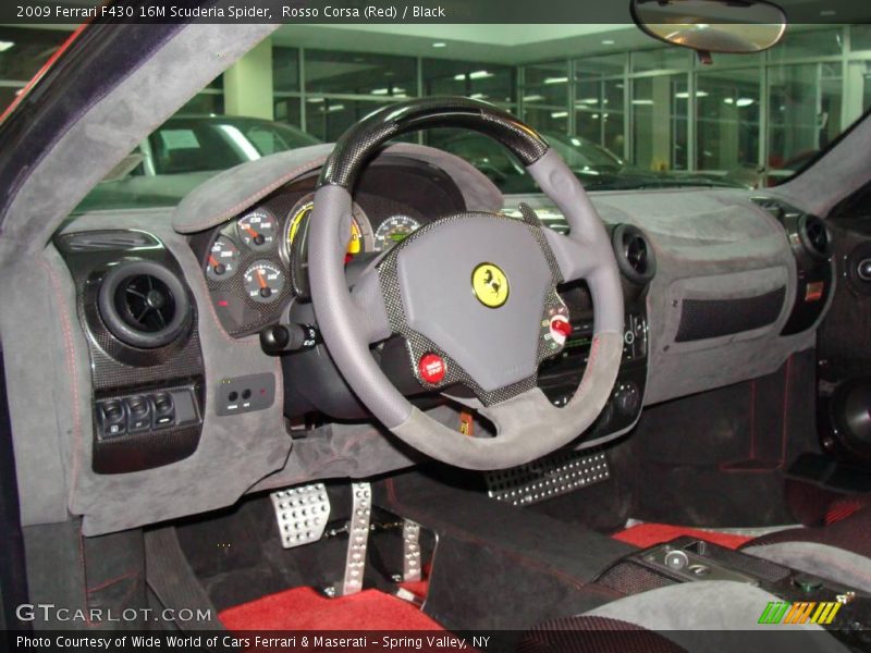Rosso Corsa (Red) / Black 2009 Ferrari F430 16M Scuderia Spider