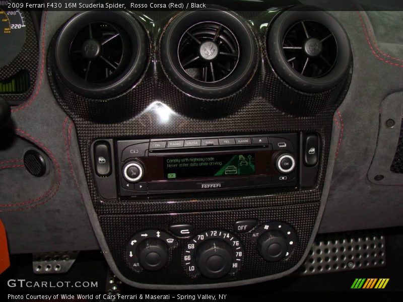 Rosso Corsa (Red) / Black 2009 Ferrari F430 16M Scuderia Spider