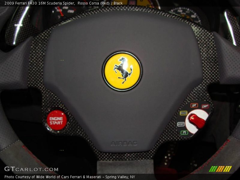 Rosso Corsa (Red) / Black 2009 Ferrari F430 16M Scuderia Spider