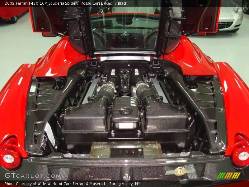 Rosso Corsa (Red) / Black 2009 Ferrari F430 16M Scuderia Spider