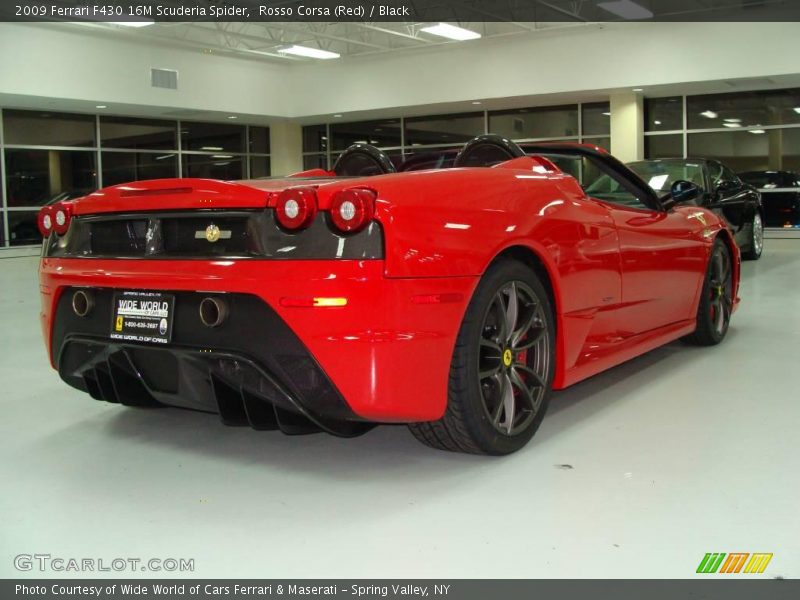 Rosso Corsa (Red) / Black 2009 Ferrari F430 16M Scuderia Spider