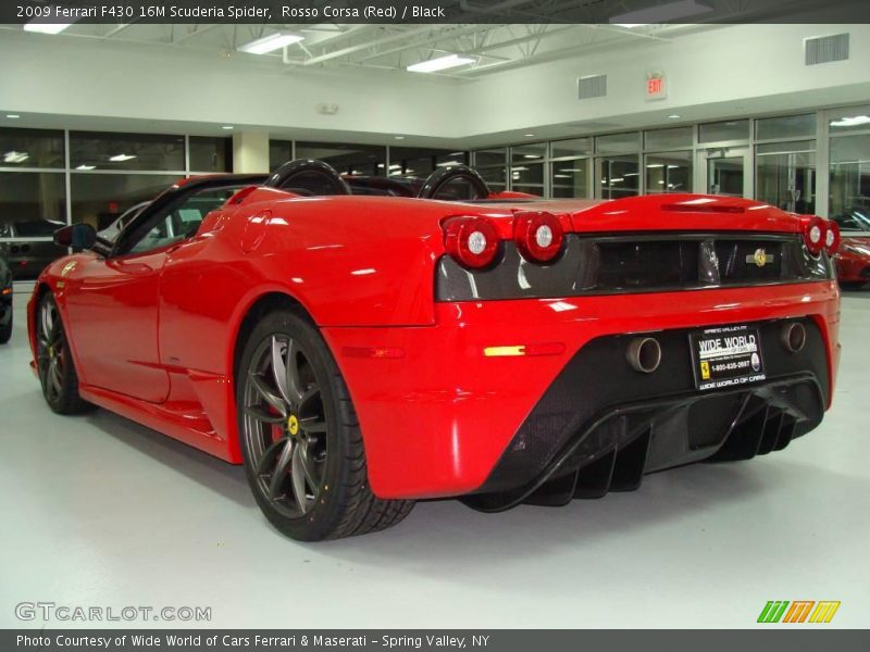 Rosso Corsa (Red) / Black 2009 Ferrari F430 16M Scuderia Spider