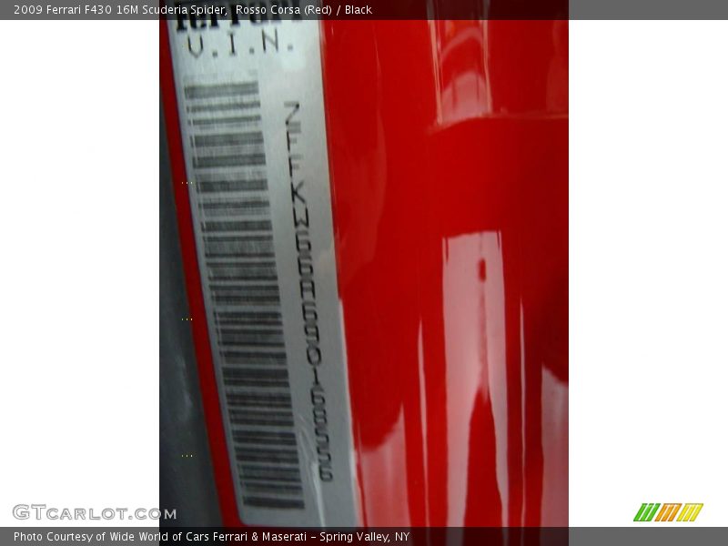 Rosso Corsa (Red) / Black 2009 Ferrari F430 16M Scuderia Spider