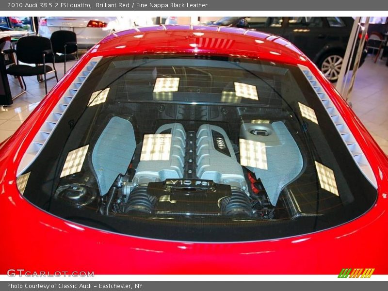Brilliant Red / Fine Nappa Black Leather 2010 Audi R8 5.2 FSI quattro