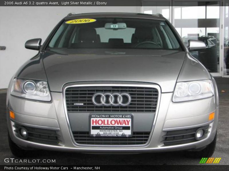 Light Silver Metallic / Ebony 2006 Audi A6 3.2 quattro Avant