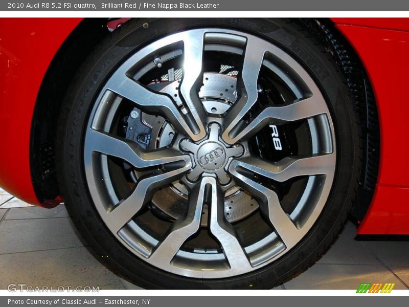 Brilliant Red / Fine Nappa Black Leather 2010 Audi R8 5.2 FSI quattro