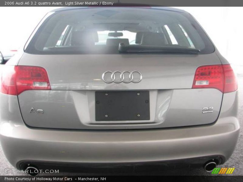 Light Silver Metallic / Ebony 2006 Audi A6 3.2 quattro Avant