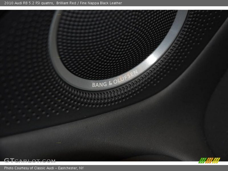 Brilliant Red / Fine Nappa Black Leather 2010 Audi R8 5.2 FSI quattro