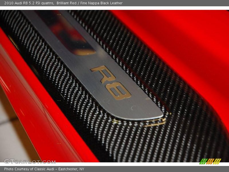 Brilliant Red / Fine Nappa Black Leather 2010 Audi R8 5.2 FSI quattro