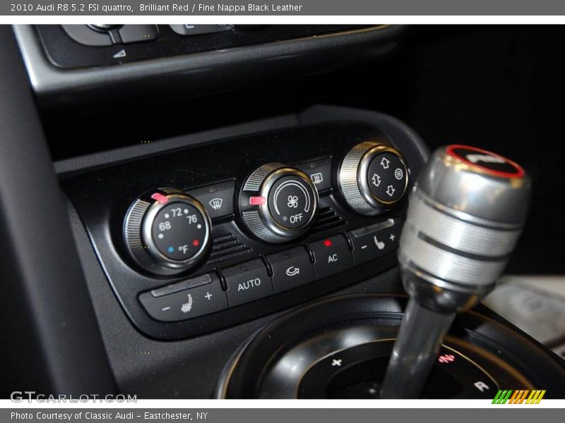 Brilliant Red / Fine Nappa Black Leather 2010 Audi R8 5.2 FSI quattro