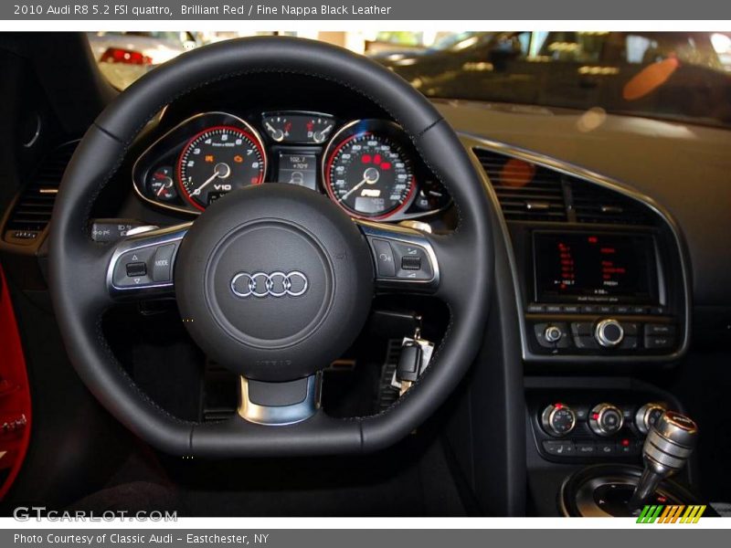 Brilliant Red / Fine Nappa Black Leather 2010 Audi R8 5.2 FSI quattro