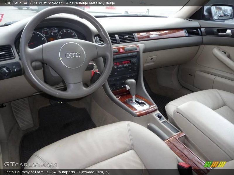 Alpaka Beige Metallic / Beige 2003 Audi A6 2.7T quattro Sedan