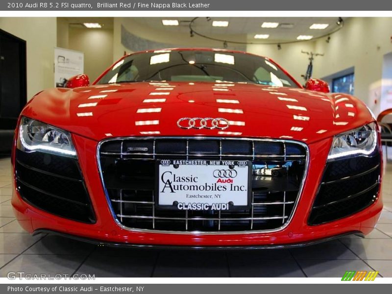 Brilliant Red / Fine Nappa Black Leather 2010 Audi R8 5.2 FSI quattro