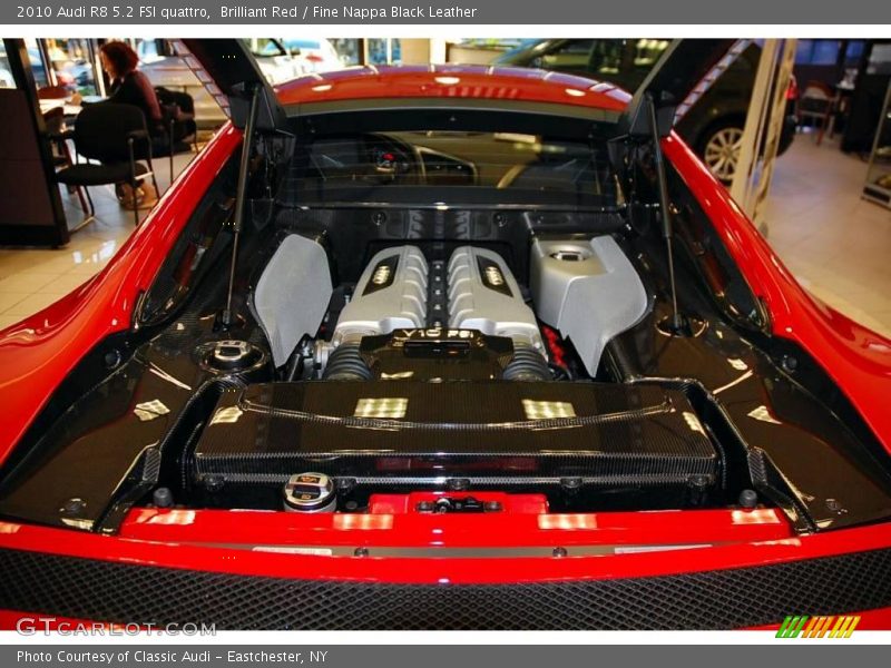 Brilliant Red / Fine Nappa Black Leather 2010 Audi R8 5.2 FSI quattro