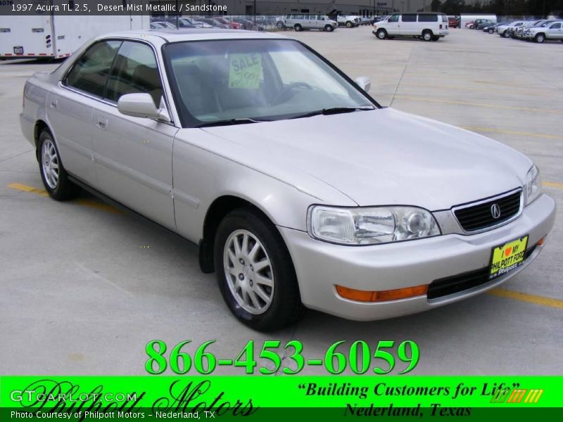 Desert Mist Metallic / Sandstone 1997 Acura TL 2.5
