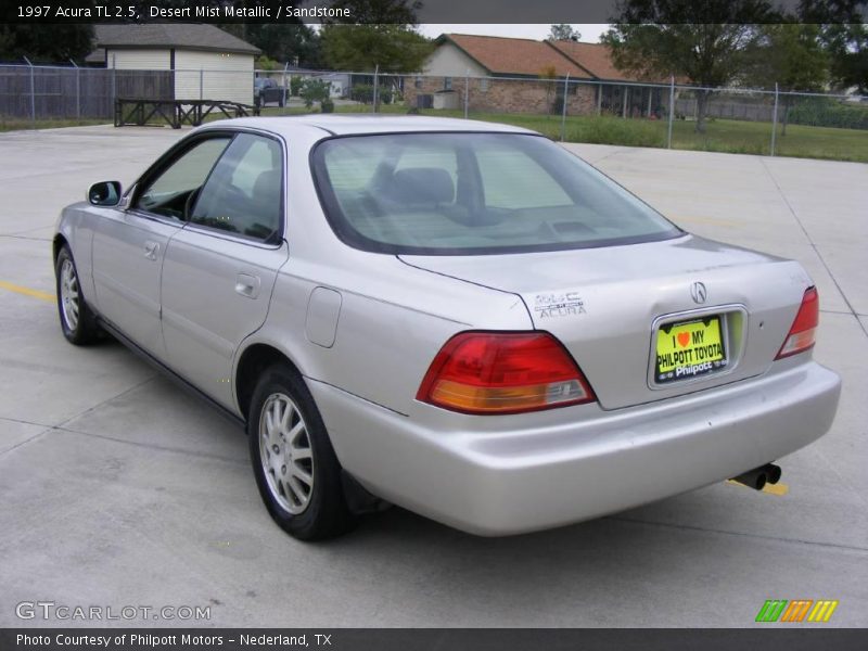Desert Mist Metallic / Sandstone 1997 Acura TL 2.5