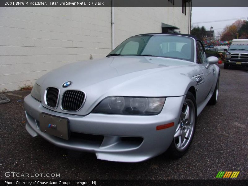 Titanium Silver Metallic / Black 2001 BMW M Roadster