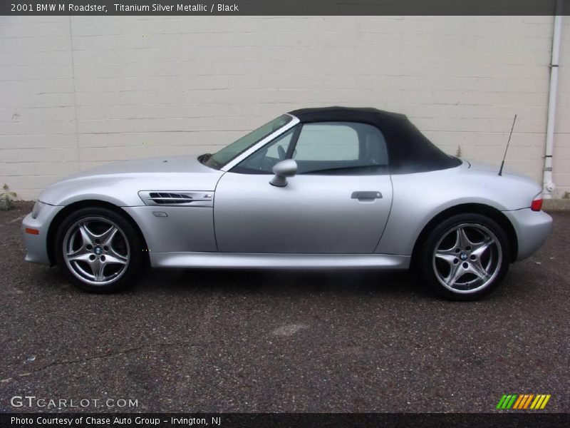 Titanium Silver Metallic / Black 2001 BMW M Roadster
