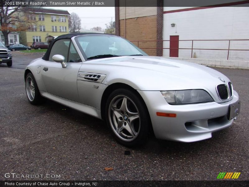 Titanium Silver Metallic / Black 2001 BMW M Roadster