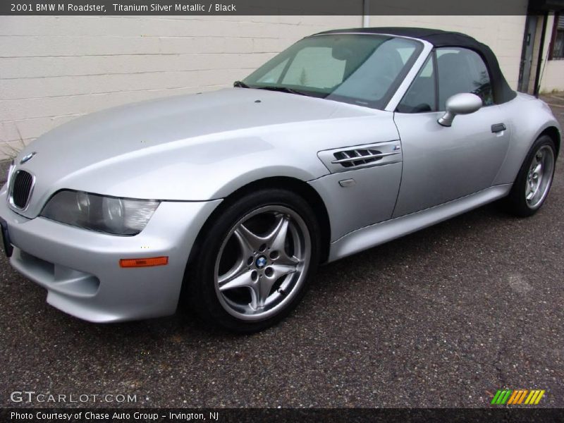 Titanium Silver Metallic / Black 2001 BMW M Roadster