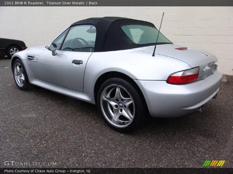 Titanium Silver Metallic / Black 2001 BMW M Roadster