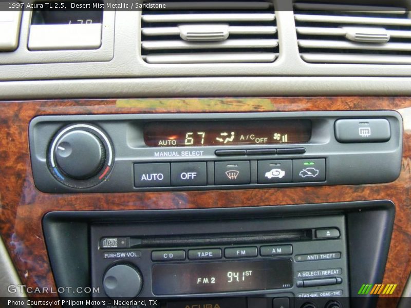 Desert Mist Metallic / Sandstone 1997 Acura TL 2.5