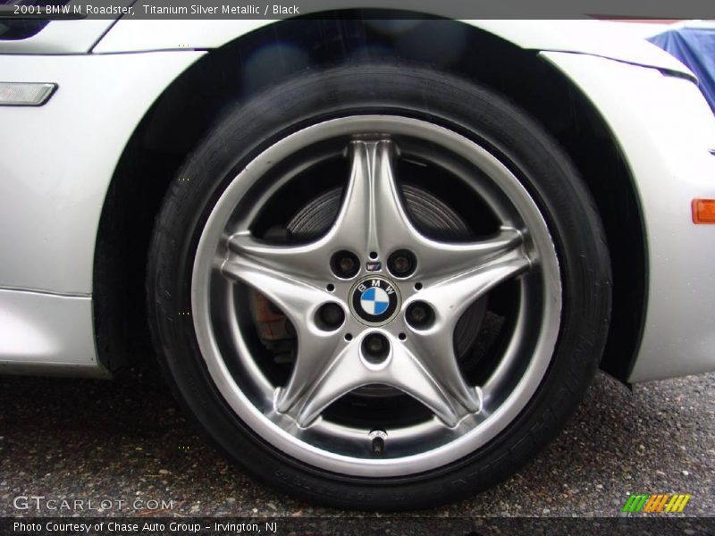 Titanium Silver Metallic / Black 2001 BMW M Roadster