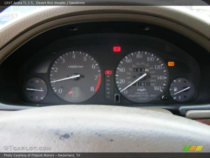 Desert Mist Metallic / Sandstone 1997 Acura TL 2.5