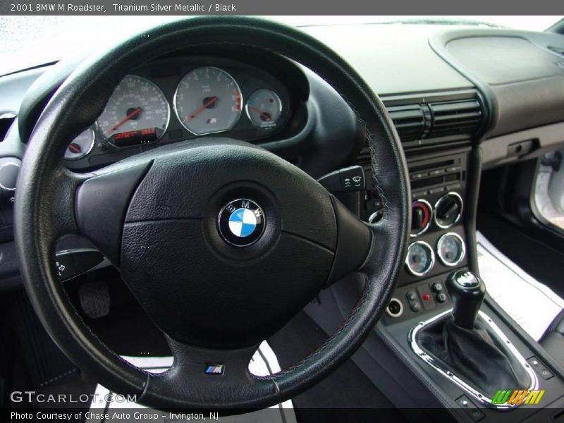 Titanium Silver Metallic / Black 2001 BMW M Roadster