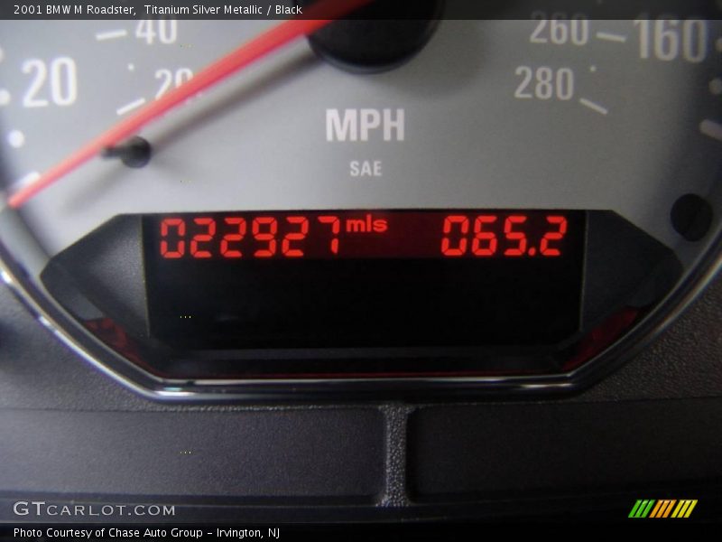 Titanium Silver Metallic / Black 2001 BMW M Roadster