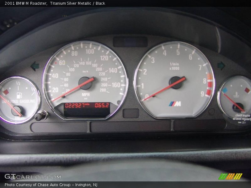 Titanium Silver Metallic / Black 2001 BMW M Roadster