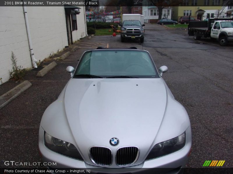 Titanium Silver Metallic / Black 2001 BMW M Roadster